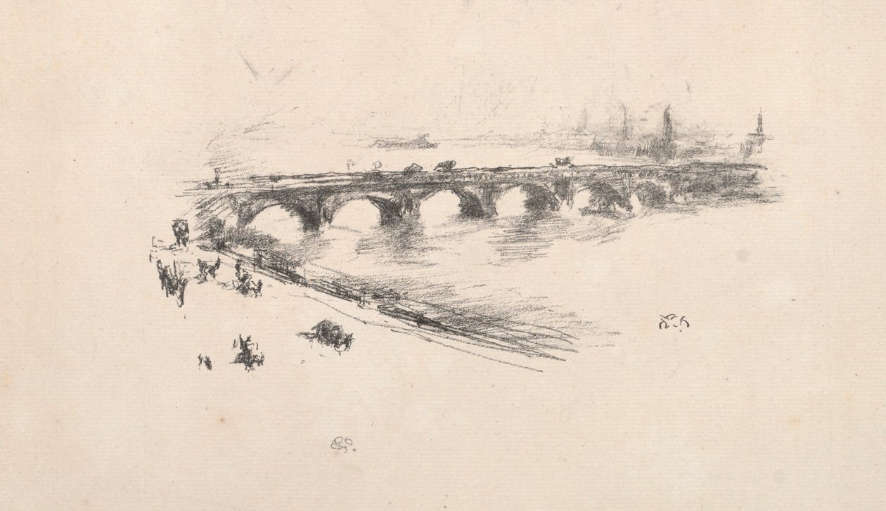 Este, Kis Waterloo híd alkotó: James McNeill Whistler