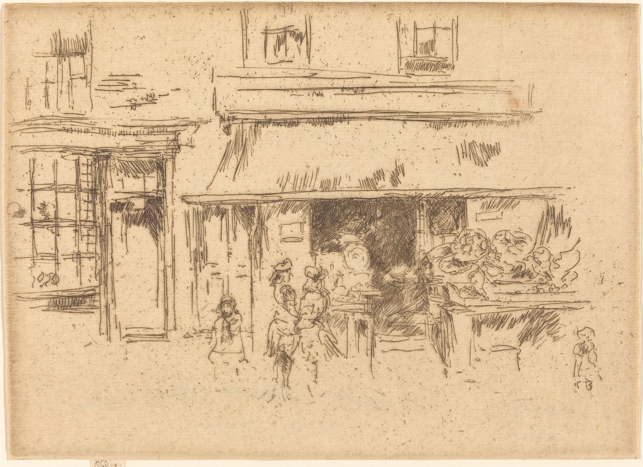 Exeter utca alkotó: James Abbott McNeill Whistler