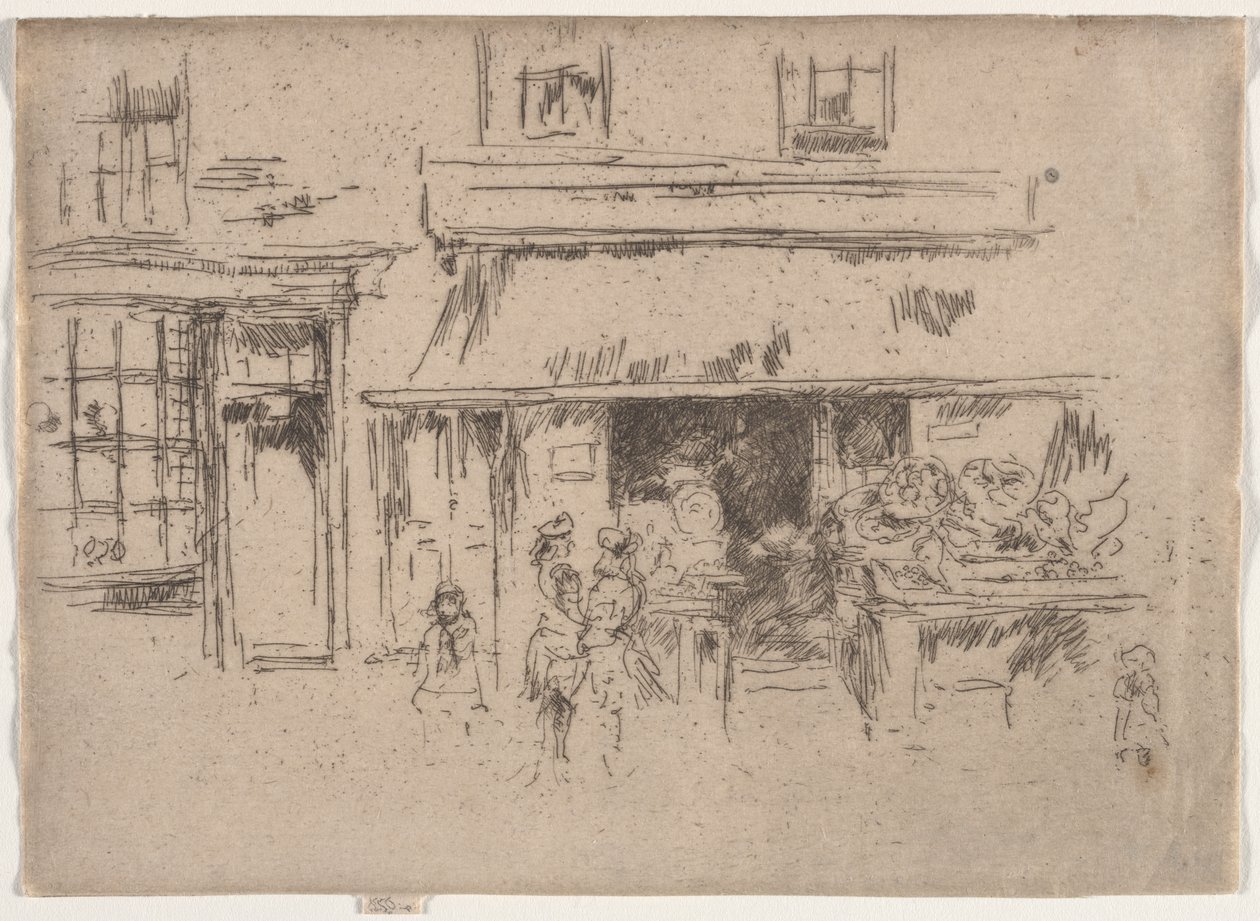 Exeter utca alkotó: James McNeill Whistler