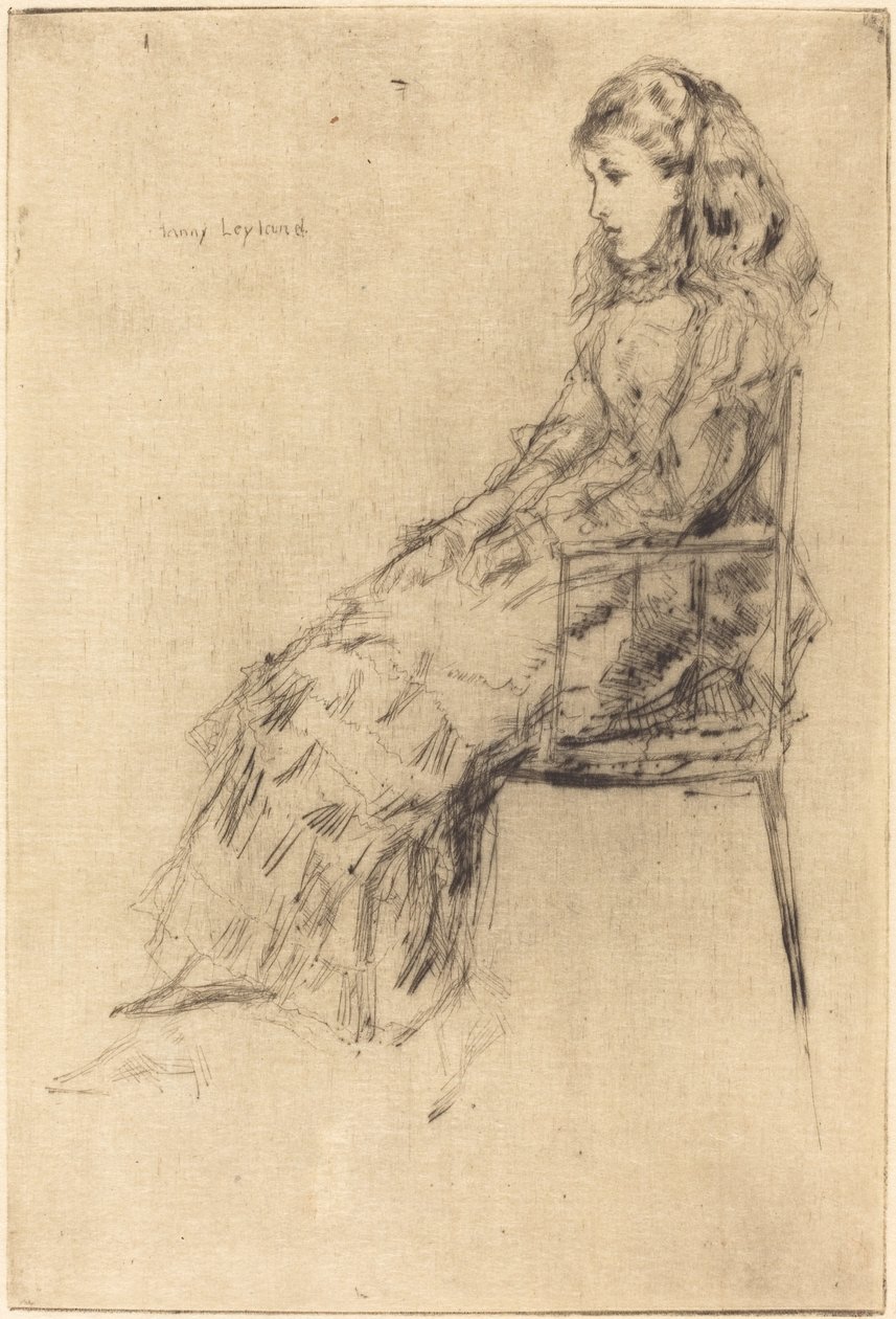 Fanny Leyland alkotó: James Abbott McNeill Whistler