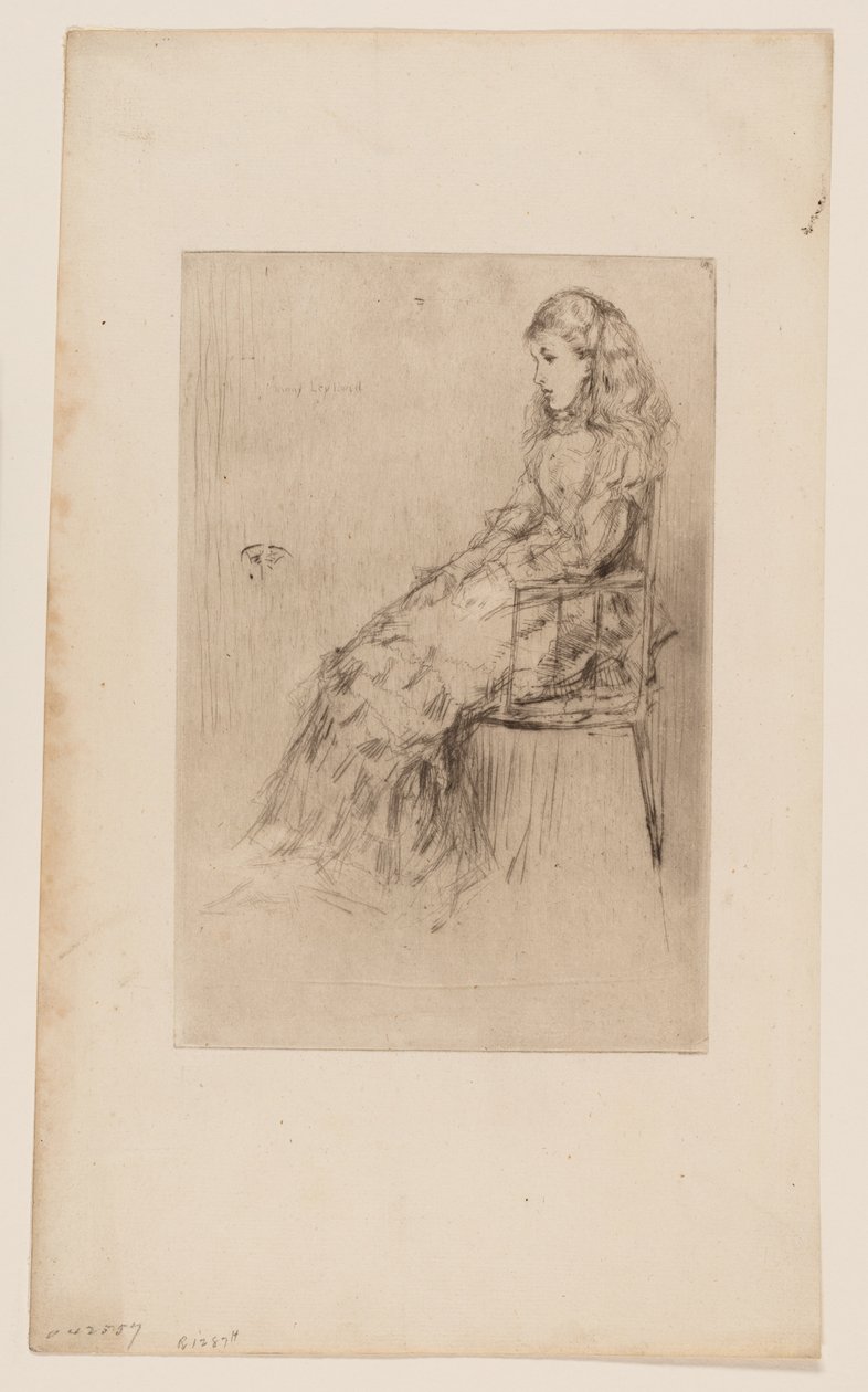 Fanny Leyland alkotó: James Abbott McNeill Whistler