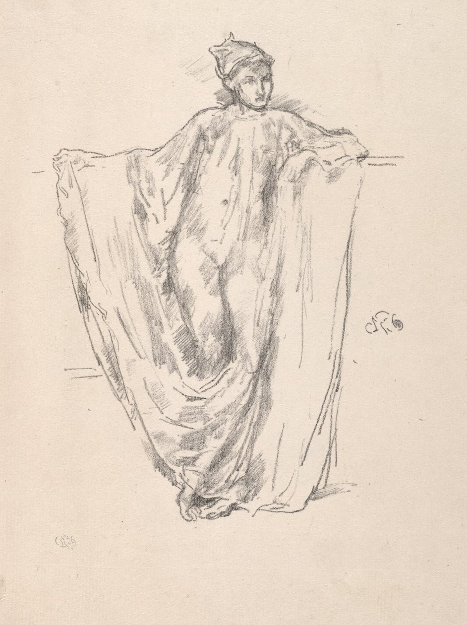 Alaktanulmány alkotó: James McNeill Whistler
