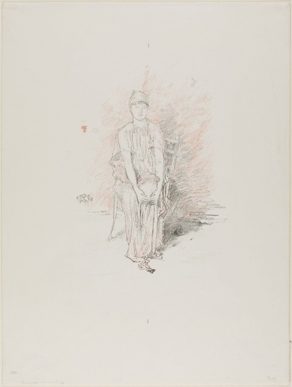 ábra Tanulmány a színekben alkotó: James Abbott McNeill Whistler