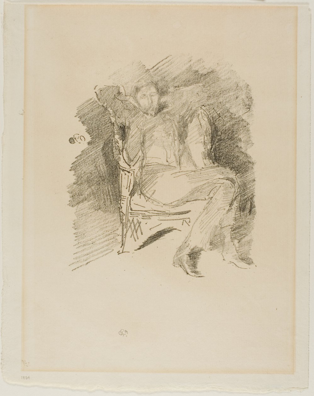 Firelight: Joseph Pennell, No. 1 alkotó: James Abbott McNeill Whistler