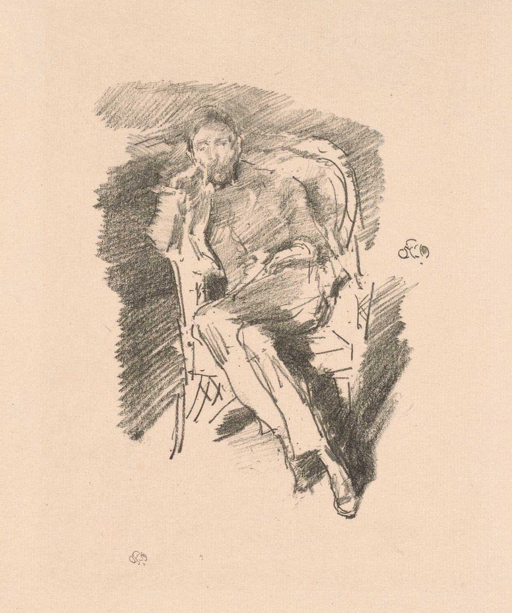 Tűzfény: Joseph Pennell, No. 2 alkotó: James McNeill Whistler