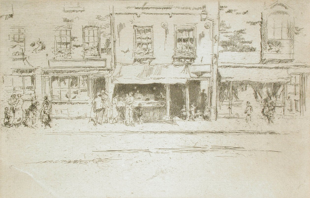 Halbolt, Chelsea alkotó: James McNeill Whistler