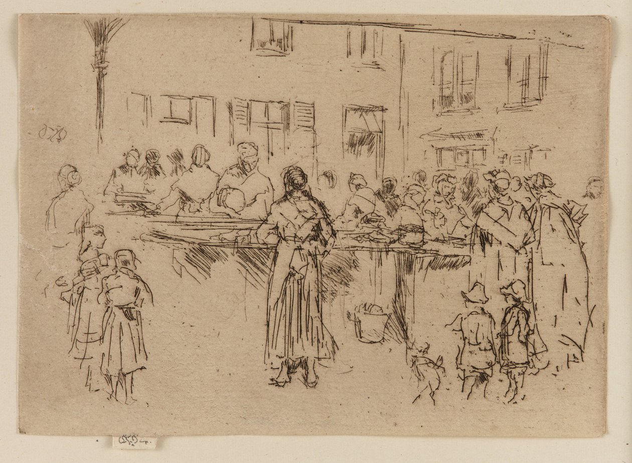 Fish Women, Ostend alkotó: James Abbott McNeill Whistler