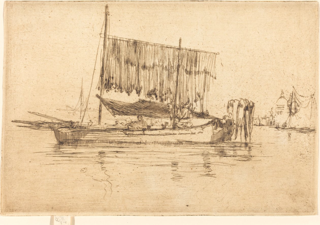 Halászhajó alkotó: James Abbott McNeill Whistler