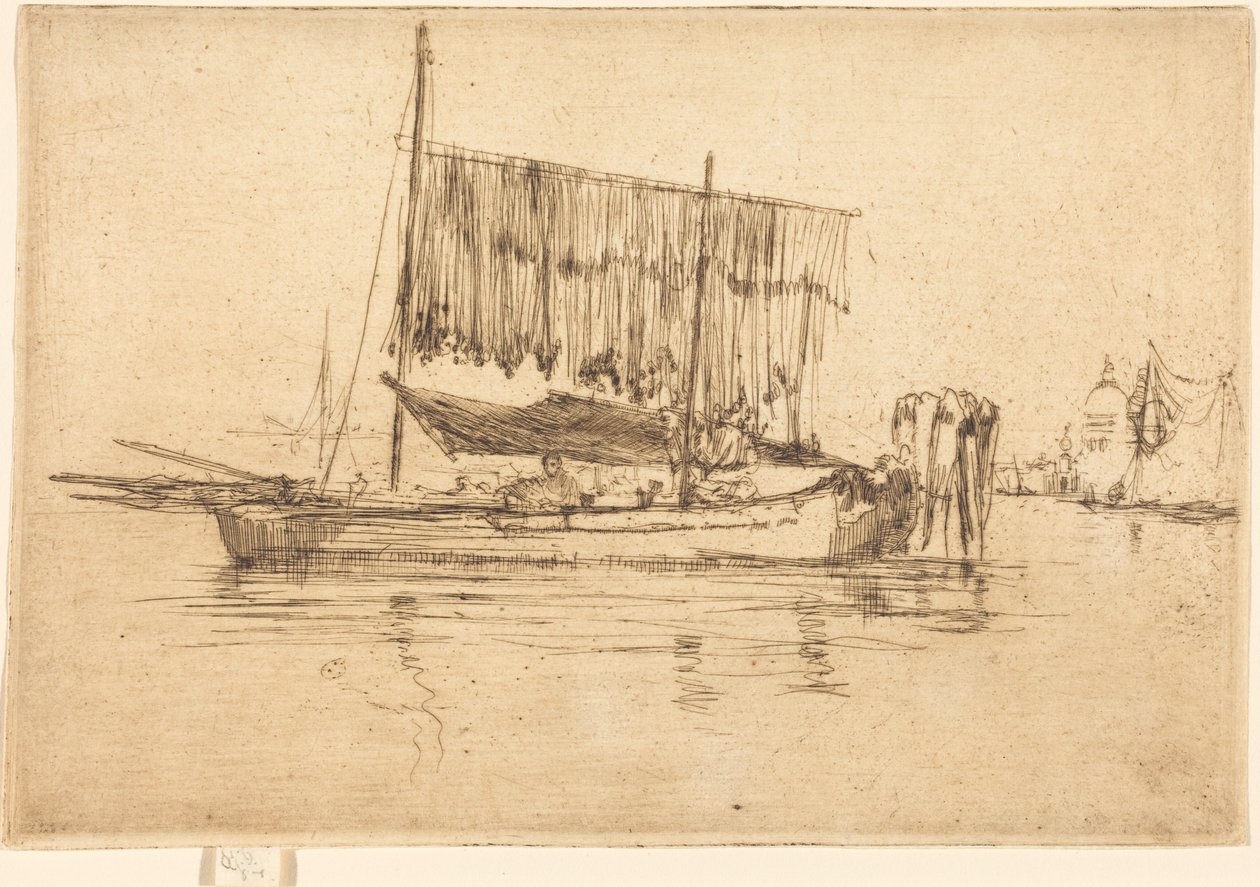 Halászhajó alkotó: James McNeill Whistler