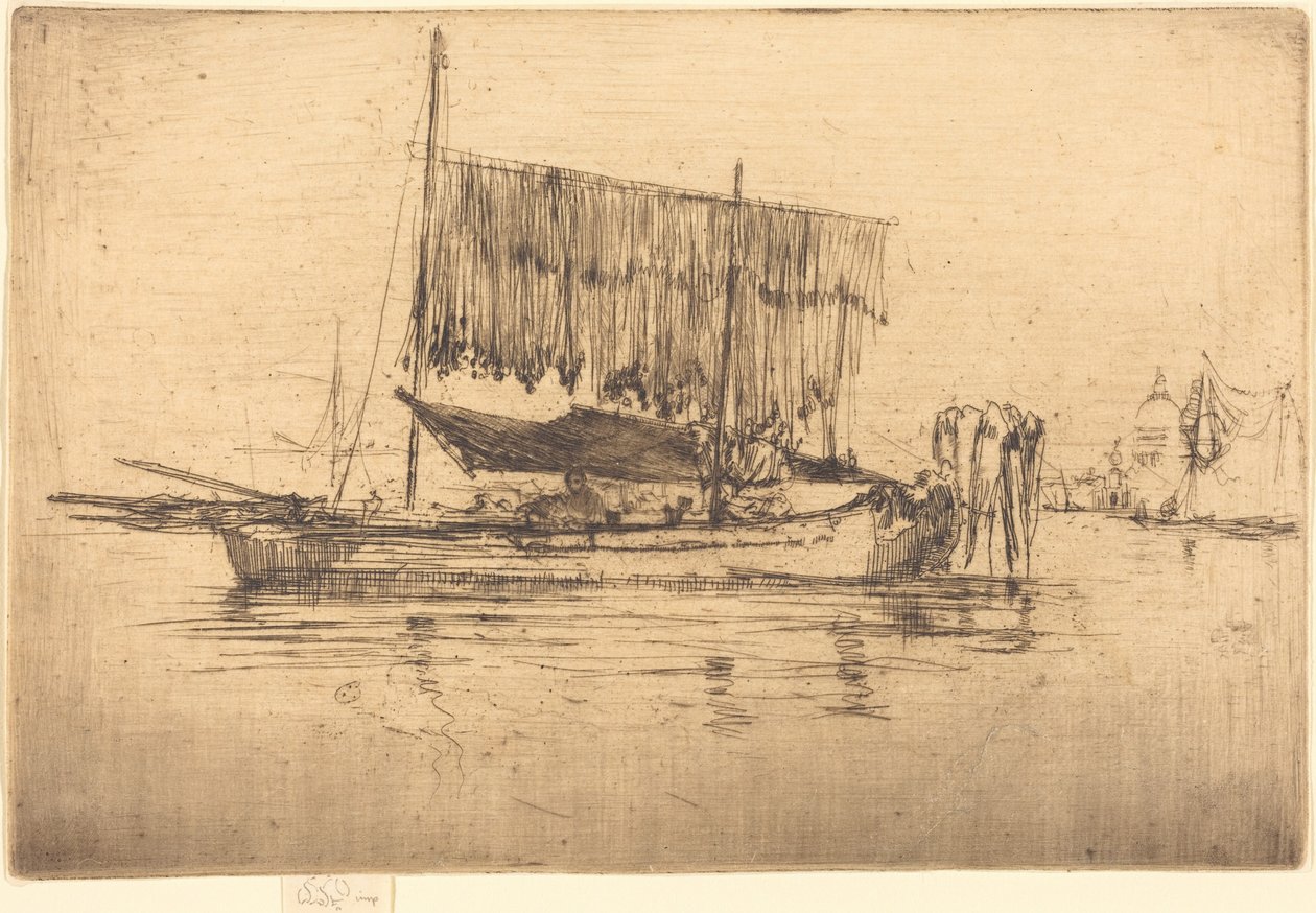 Halászhajó alkotó: James McNeill Whistler