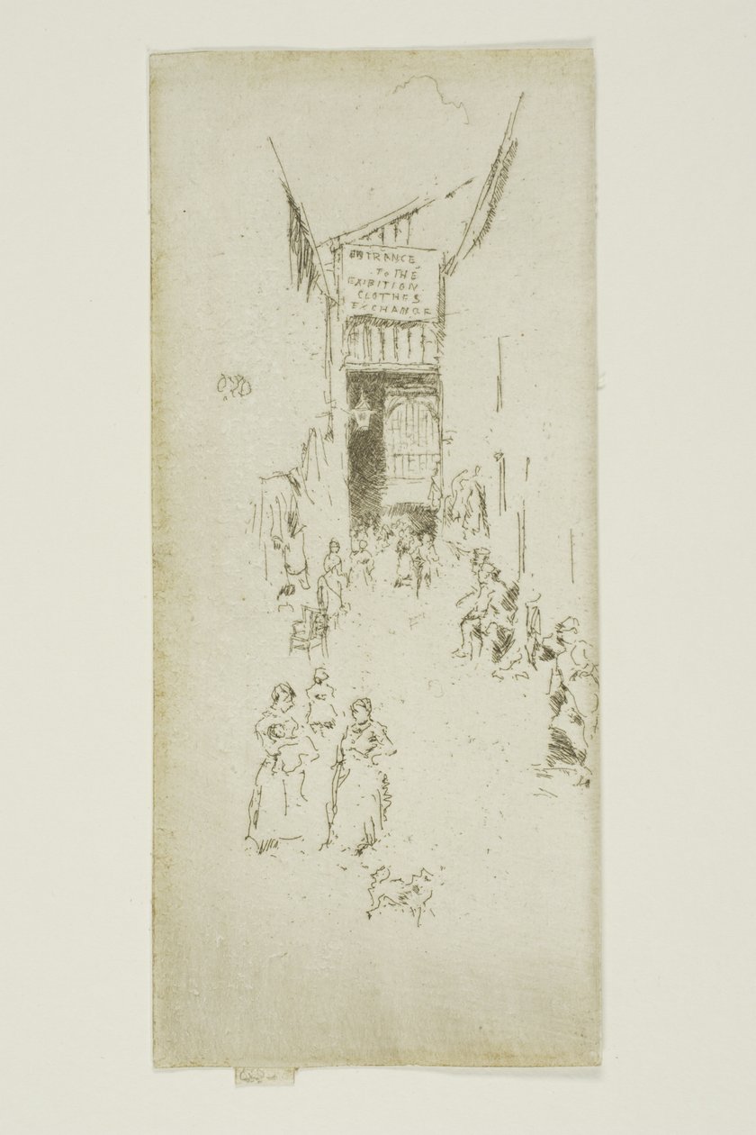 Fleur-de-lys átjáró alkotó: James Abbott McNeill Whistler