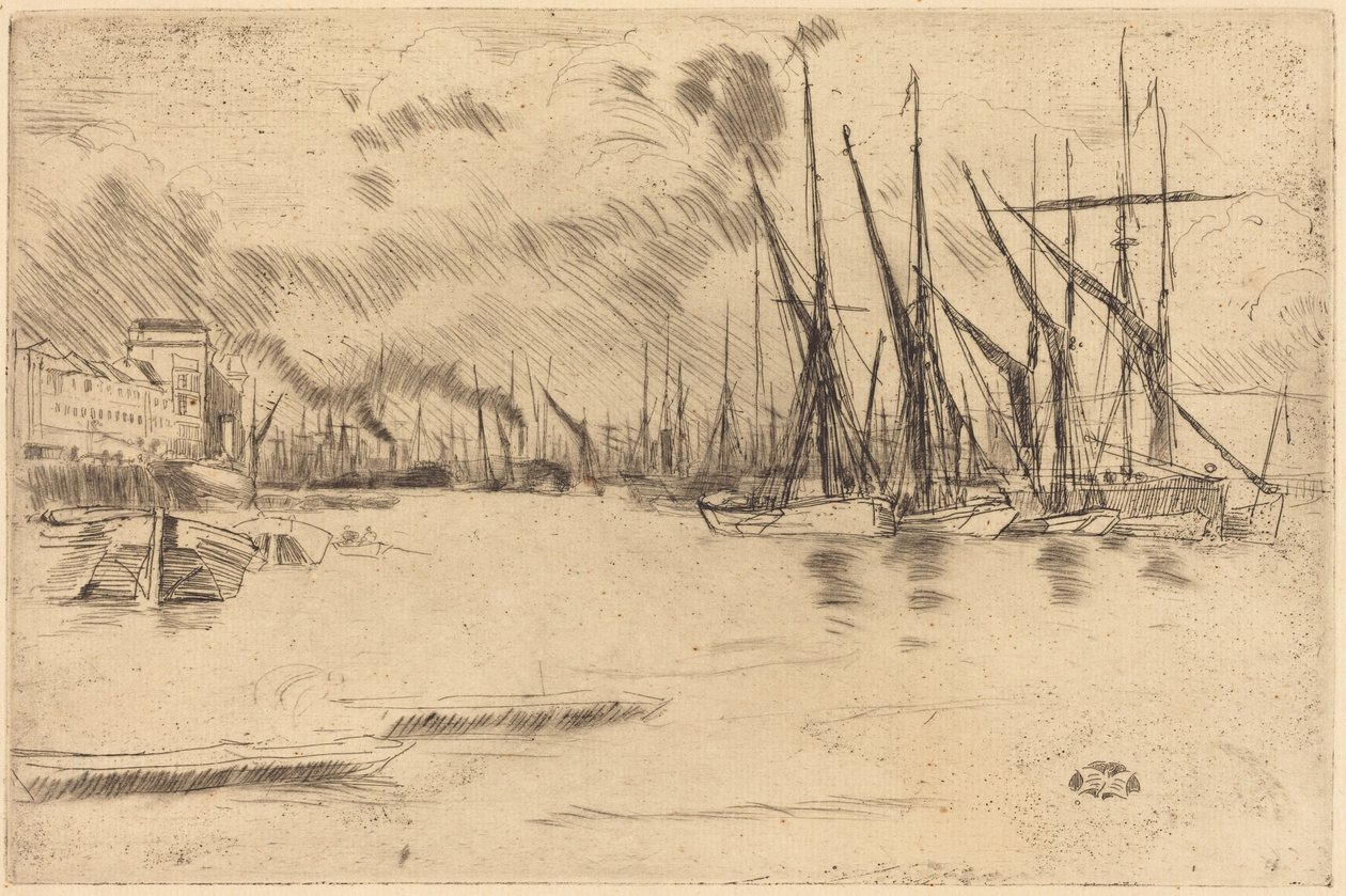 A Savanyú-hering lépcsőtől alkotó: James McNeill Whistler