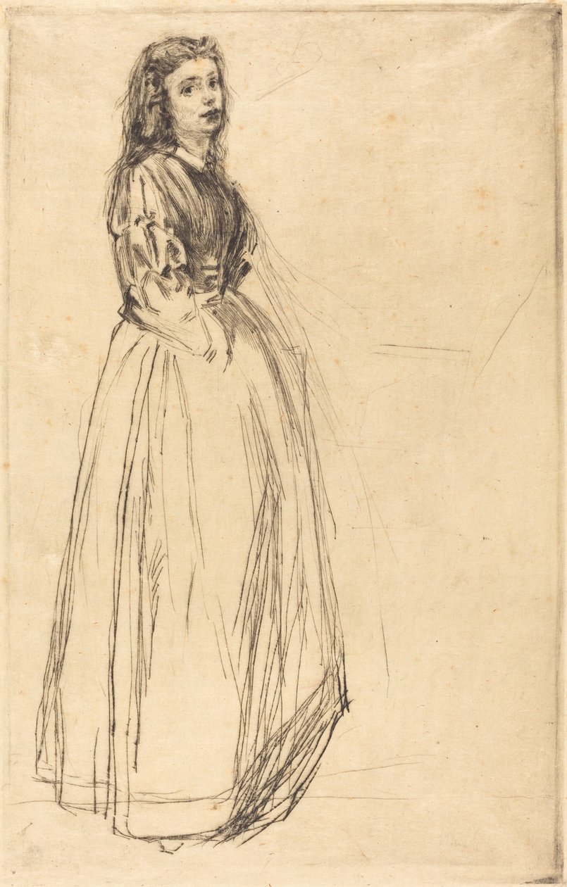 Fumette, álló alkotó: James Abbott McNeill Whistler