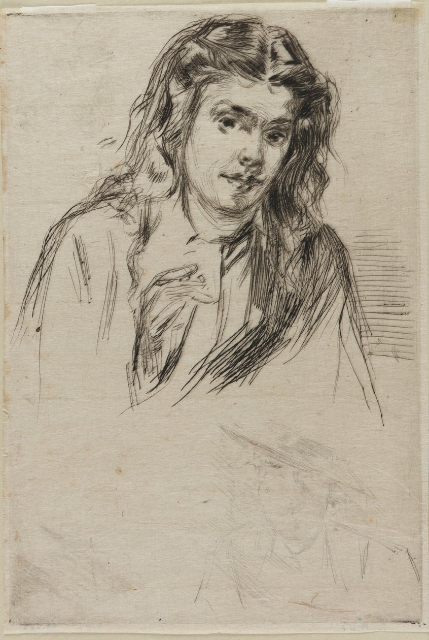 Fumette hajlott feje alkotó: James Abbott McNeill Whistler