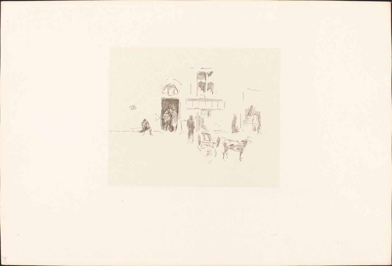 Gaiety Stage Door alkotó: James Abbott McNeill Whistler