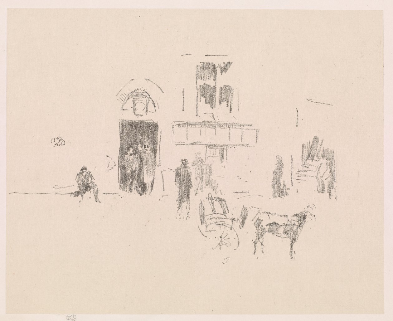 Gaiety Stage Door alkotó: James Abbott McNeill Whistler