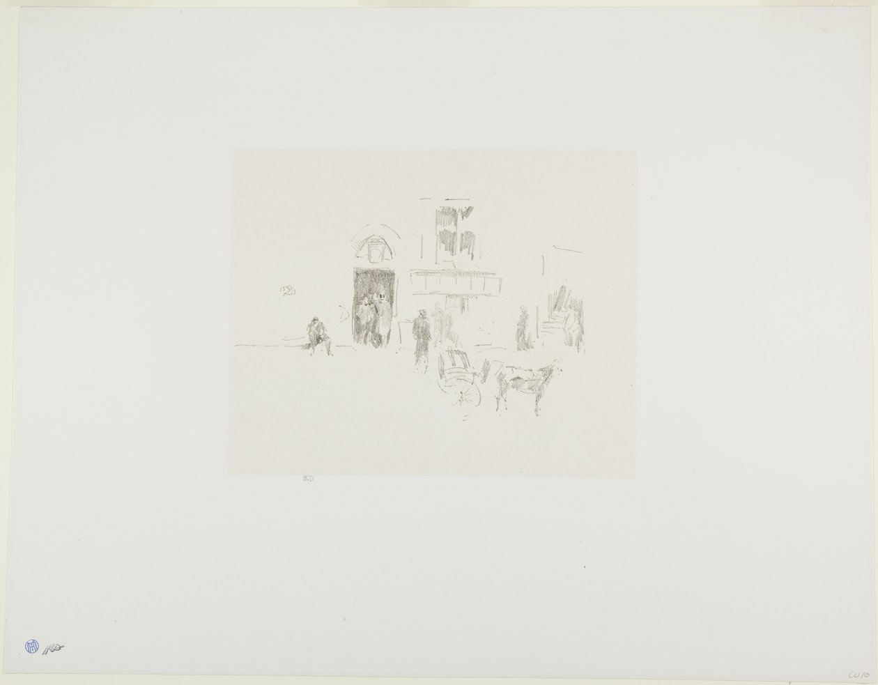 Gaiety Stage Door alkotó: James Abbott McNeill Whistler