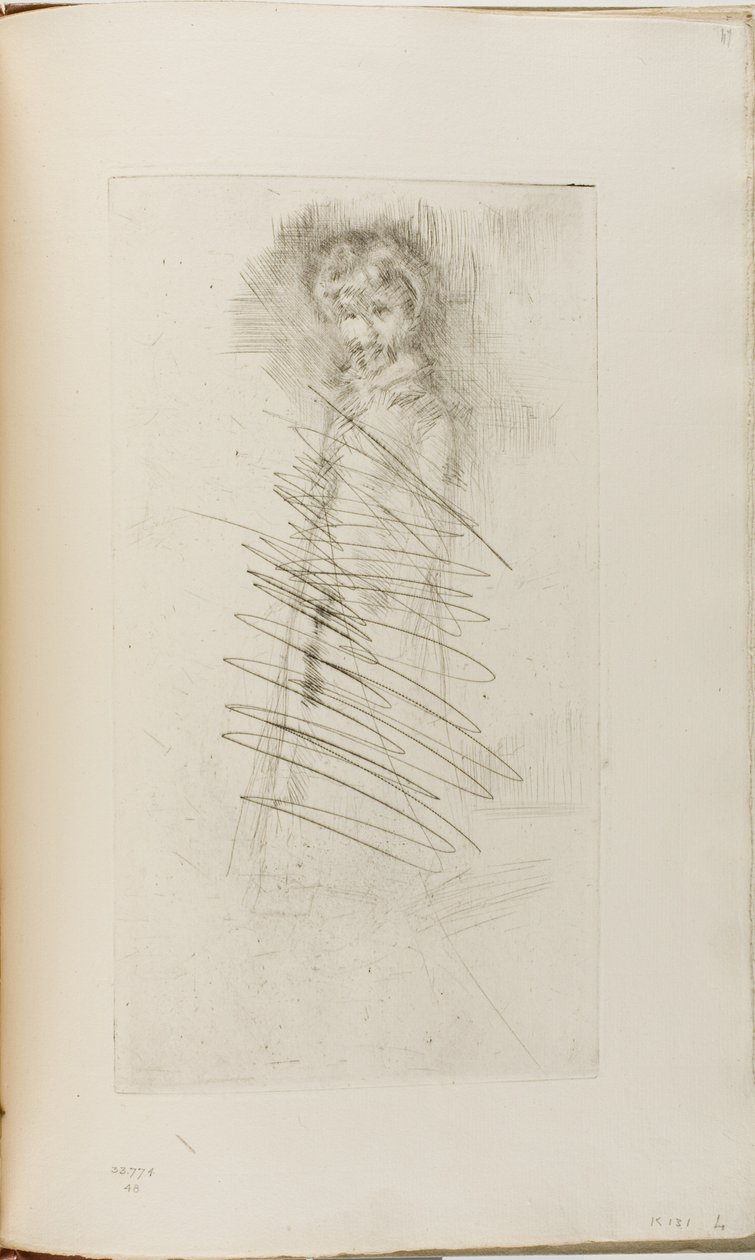 Lány állva alkotó: James Abbott McNeill Whistler