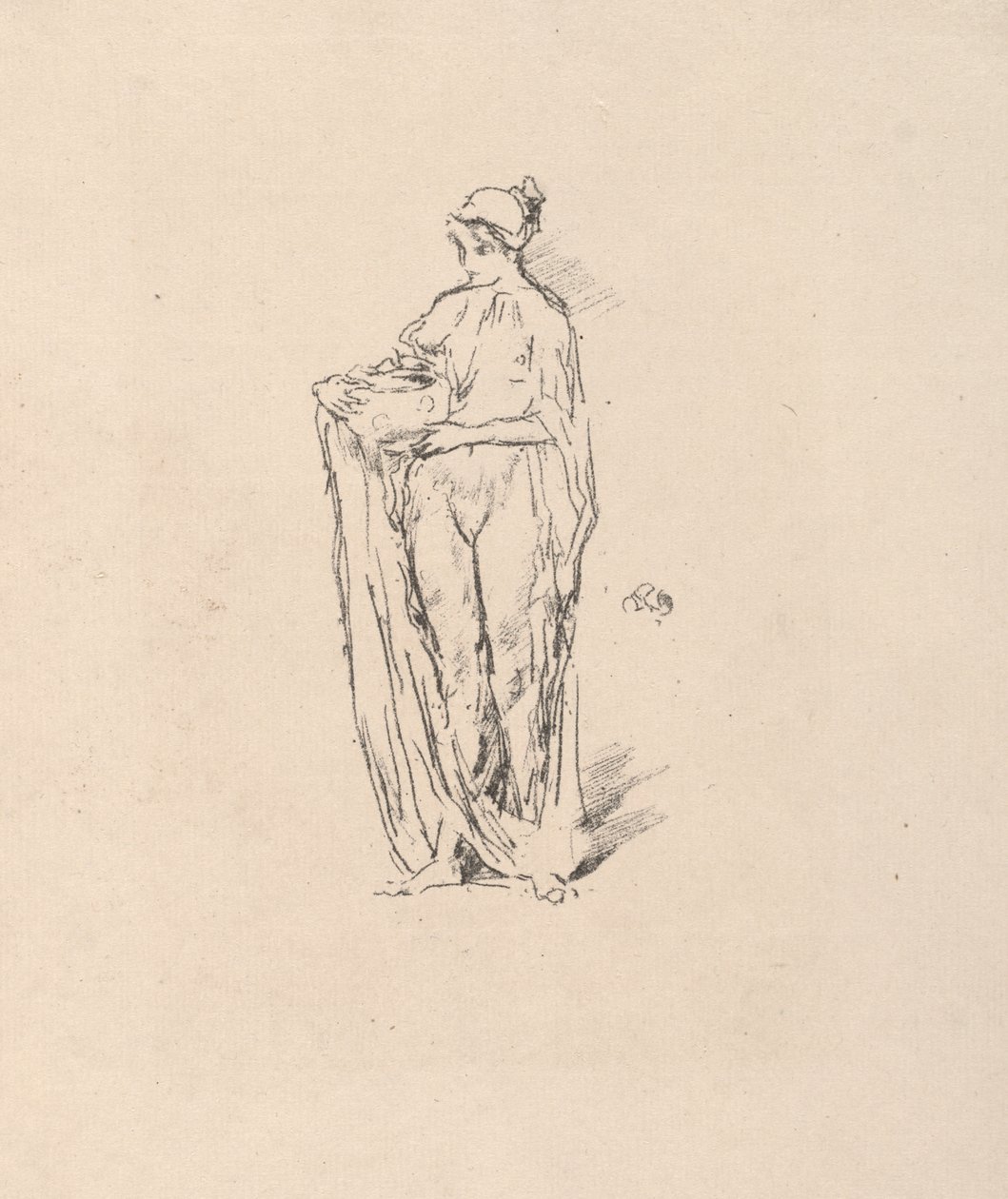 Lány tálral alkotó: James McNeill Whistler