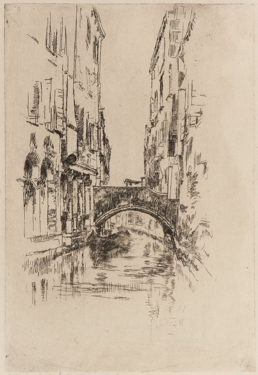 Libegő a híd alatt alkotó: James Abbott McNeill Whistler