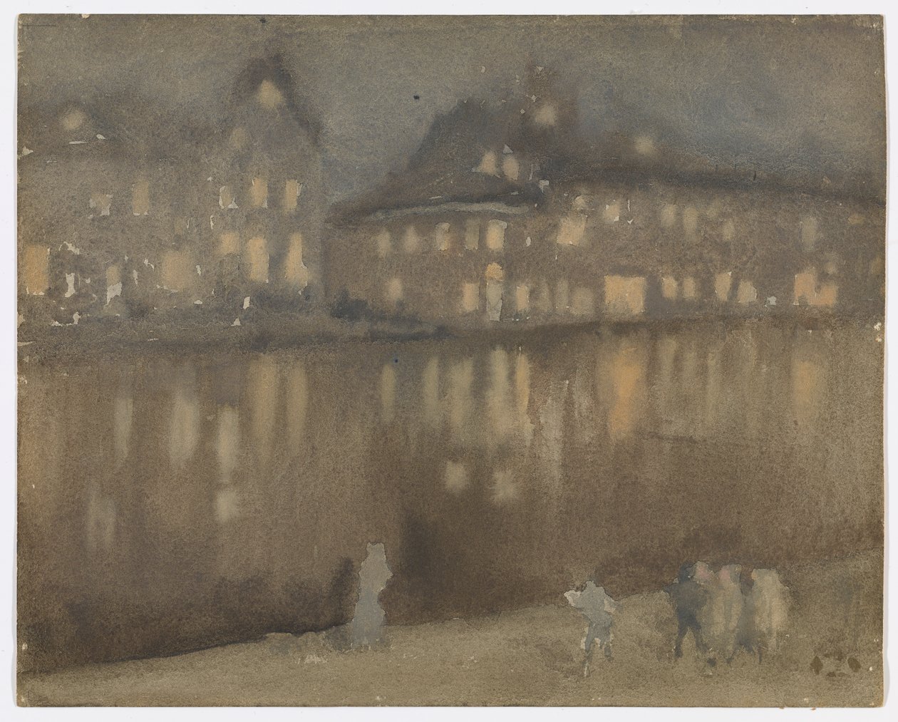 Canal Grande, Amszterdam; Nocturno alkotó: James Abbott McNeill Whistler