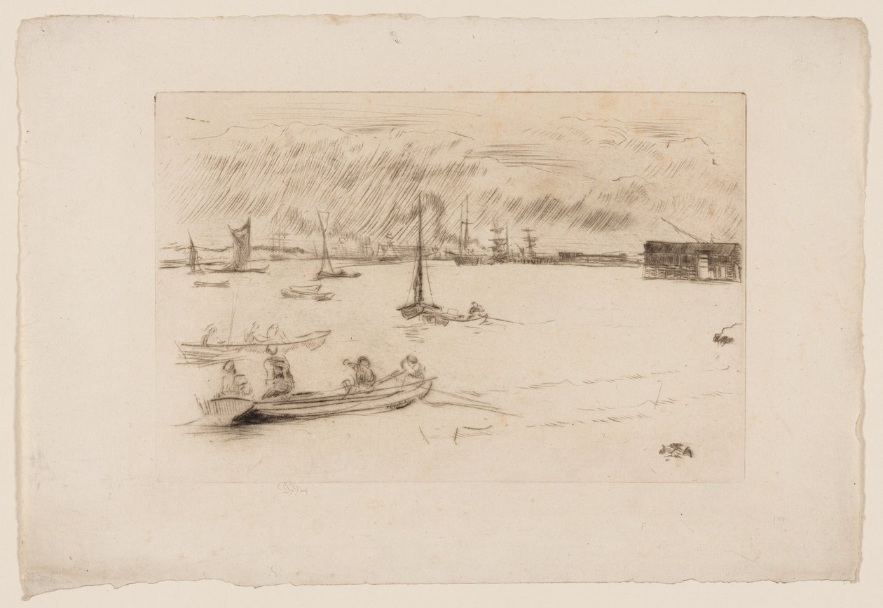 Greenhithe alkotó: James Abbott McNeill Whistler