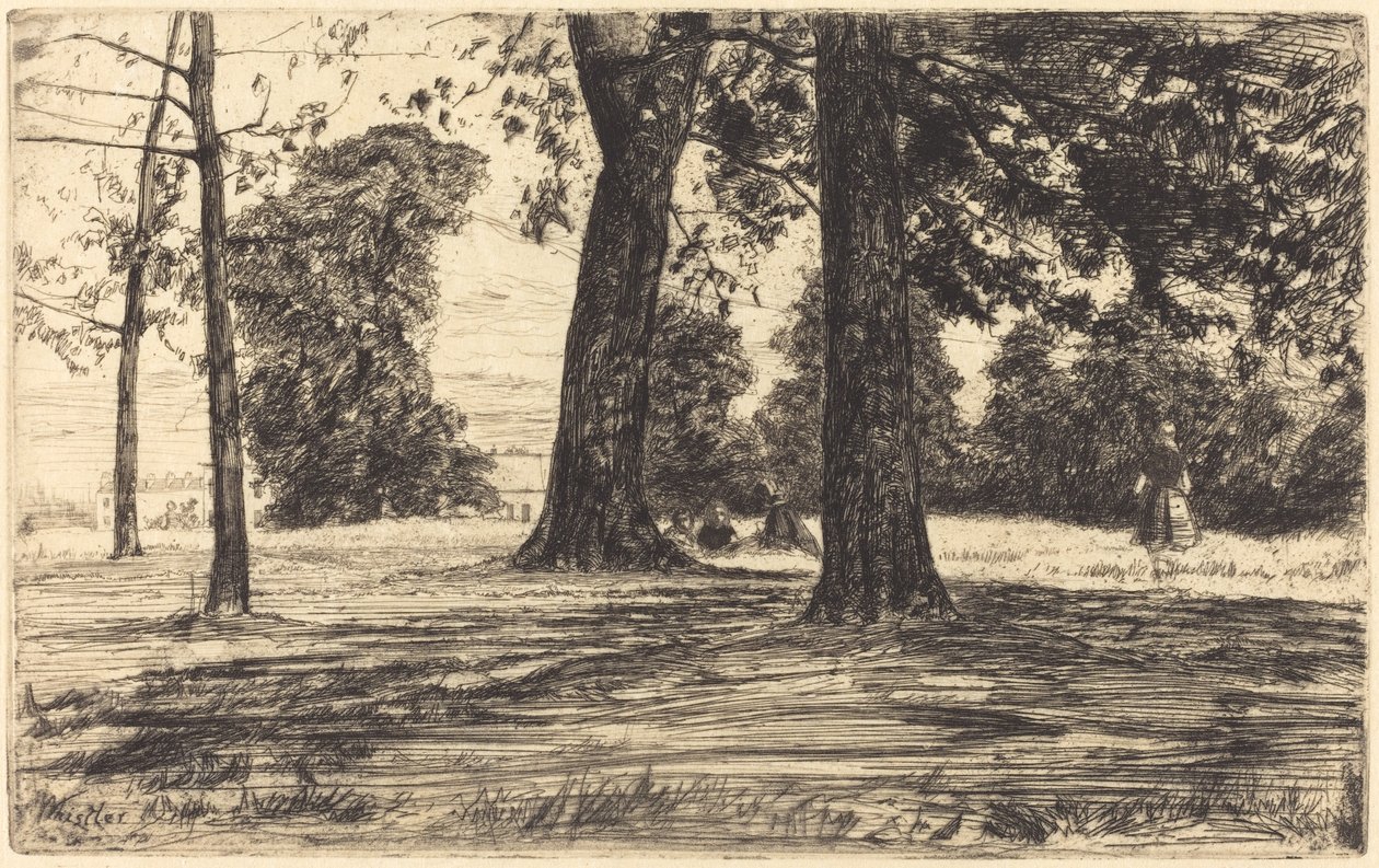 Greenwich Park alkotó: James Abbott McNeill Whistler