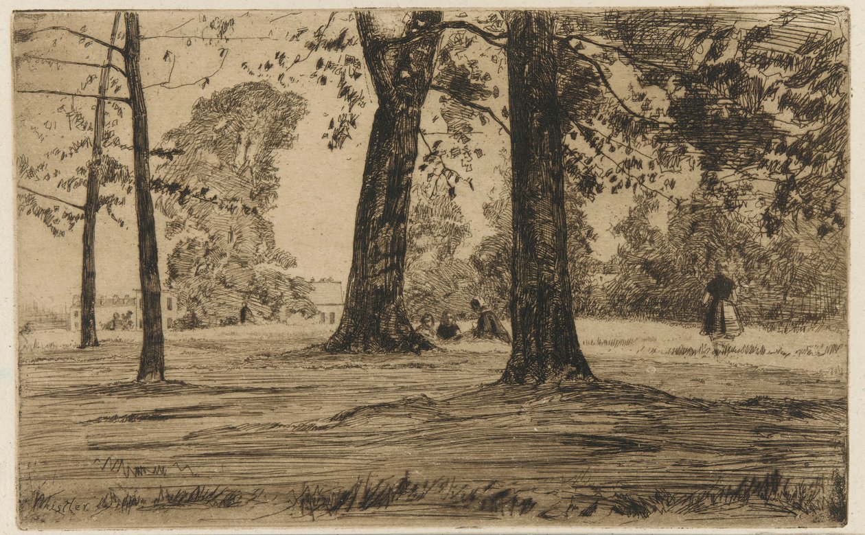 Greenwich Park alkotó: James Abbott McNeill Whistler