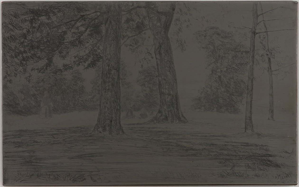 Greenwich Park alkotó: James Abbott McNeill Whistler