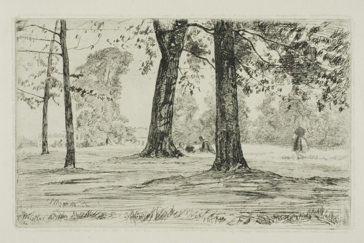 Greenwich Park alkotó: James Abbott McNeill Whistler