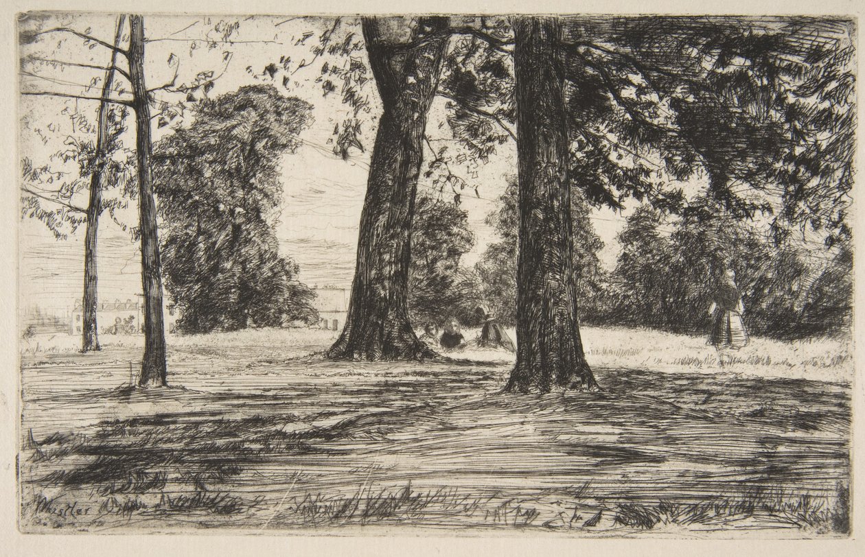 Greenwich Park alkotó: James McNeill Whistler