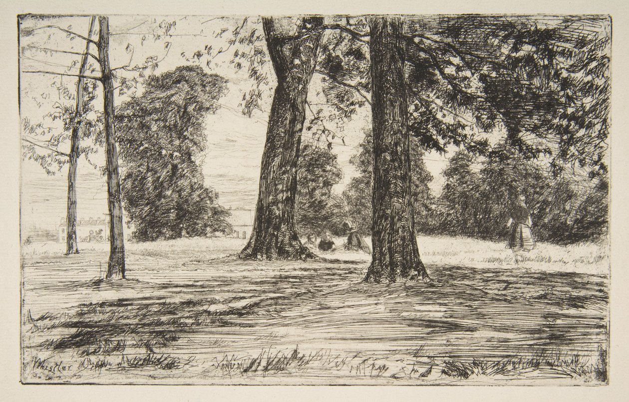 Greenwich Park alkotó: James McNeill Whistler
