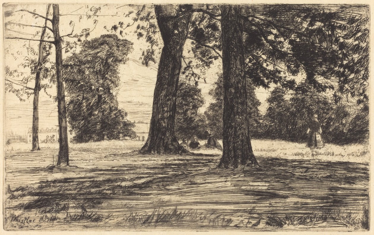 Greenwich park alkotó: James McNeill Whistler