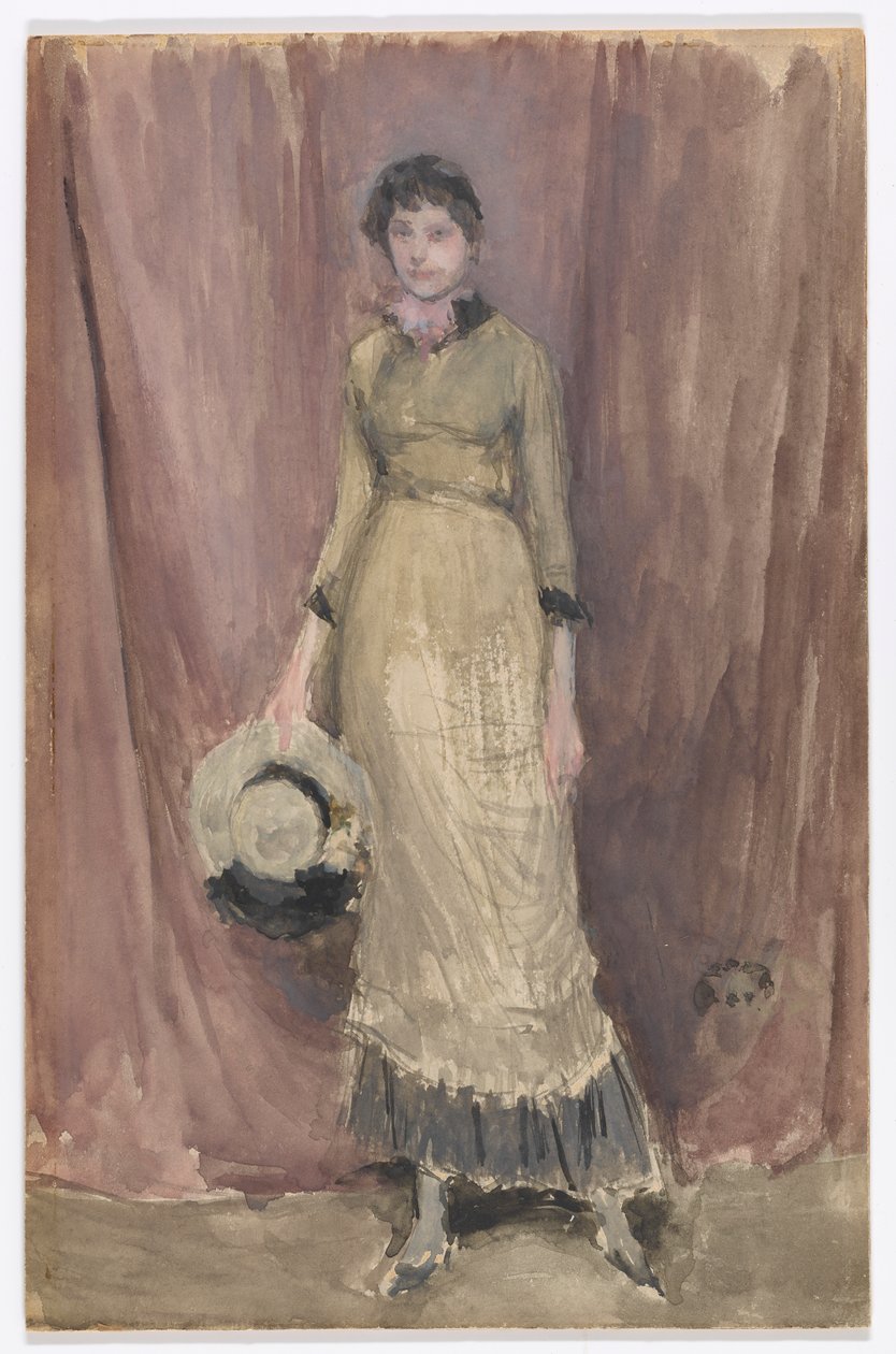 Harmónia lila és borostyán színben alkotó: James Abbott McNeill Whistler