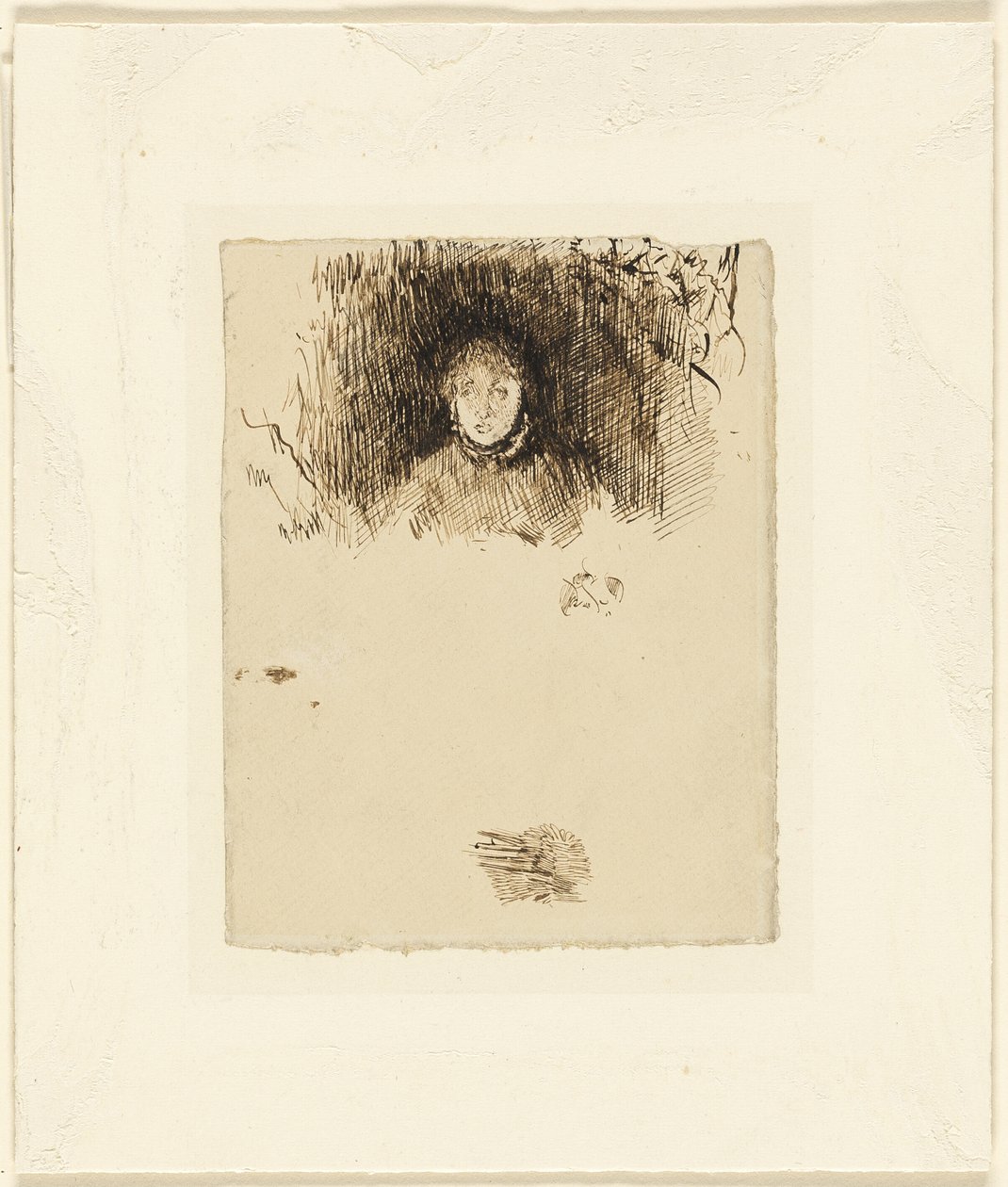 Egy lány feje alkotó: James McNeill Whistler
