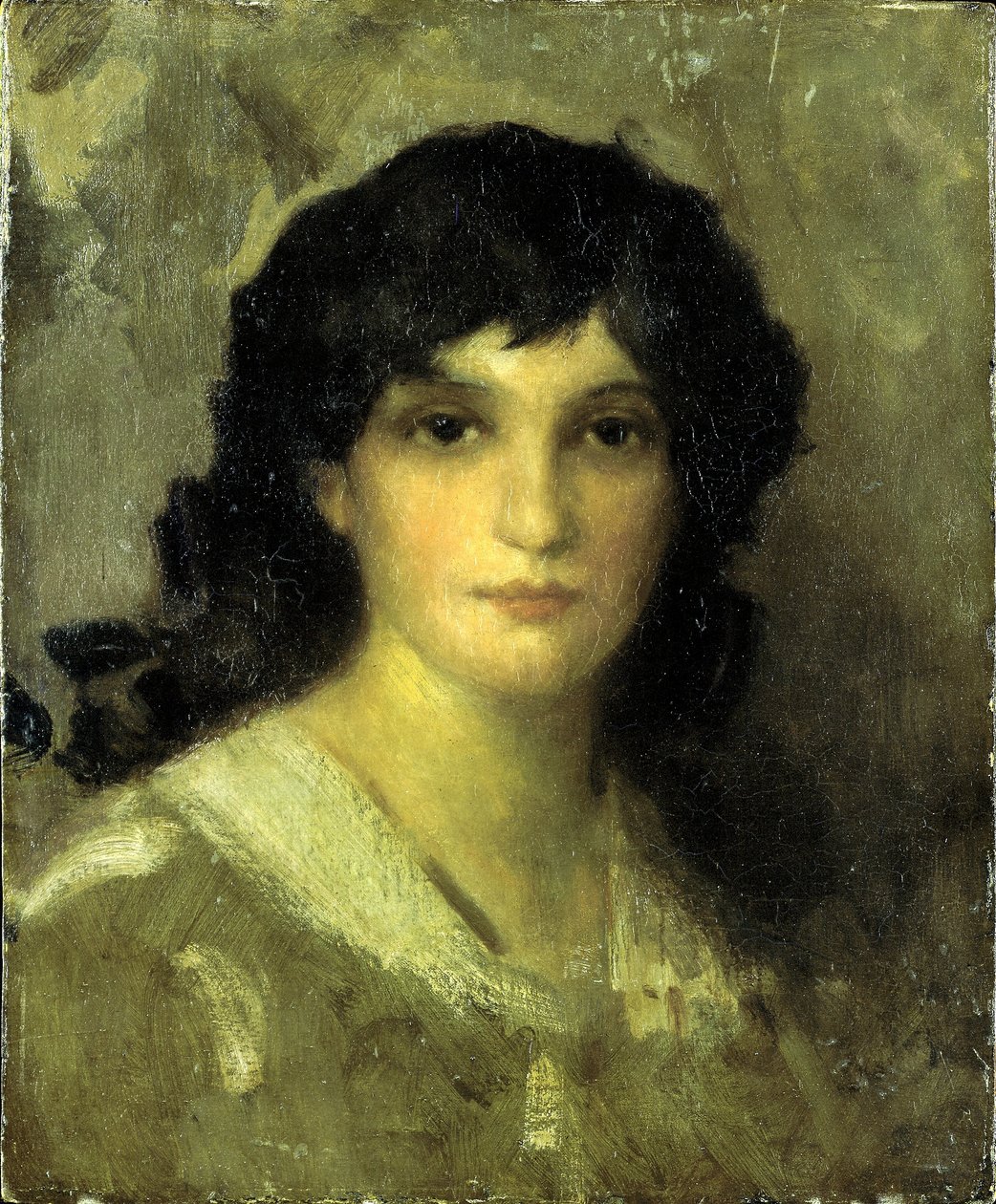 Egy fiatal nő feje alkotó: James McNeill Whistler