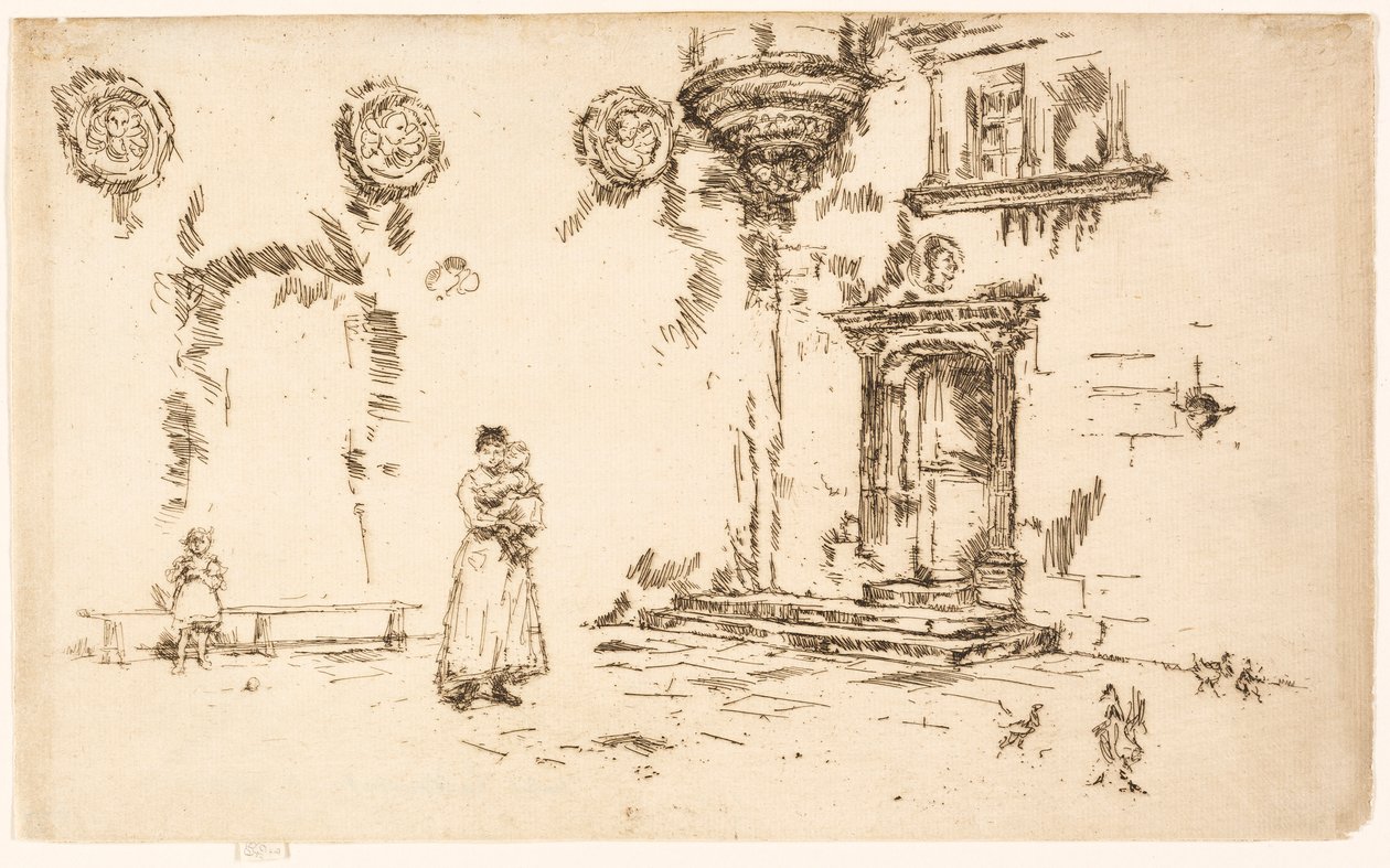 Hotel Lallemant, Bourges alkotó: James McNeill Whistler