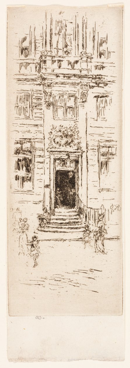 A Hattyú Háza, Brüsszel alkotó: James Abbott McNeill Whistler