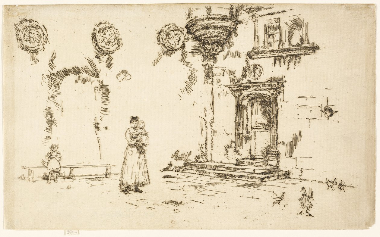 Hotel Lallemant, Bourges alkotó: James Abbott McNeill Whistler