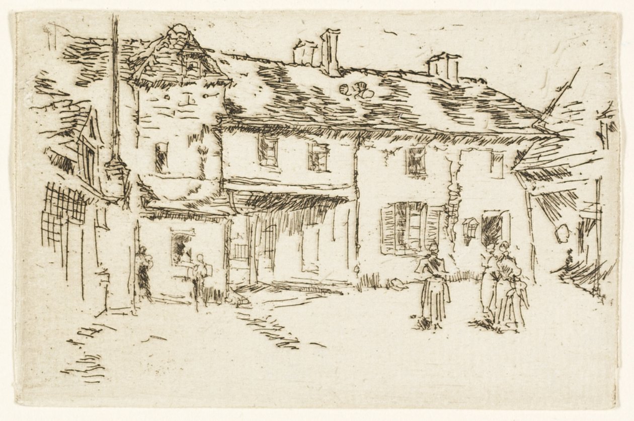Hotel de la Promenade, Loches alkotó: James Abbott McNeill Whistler