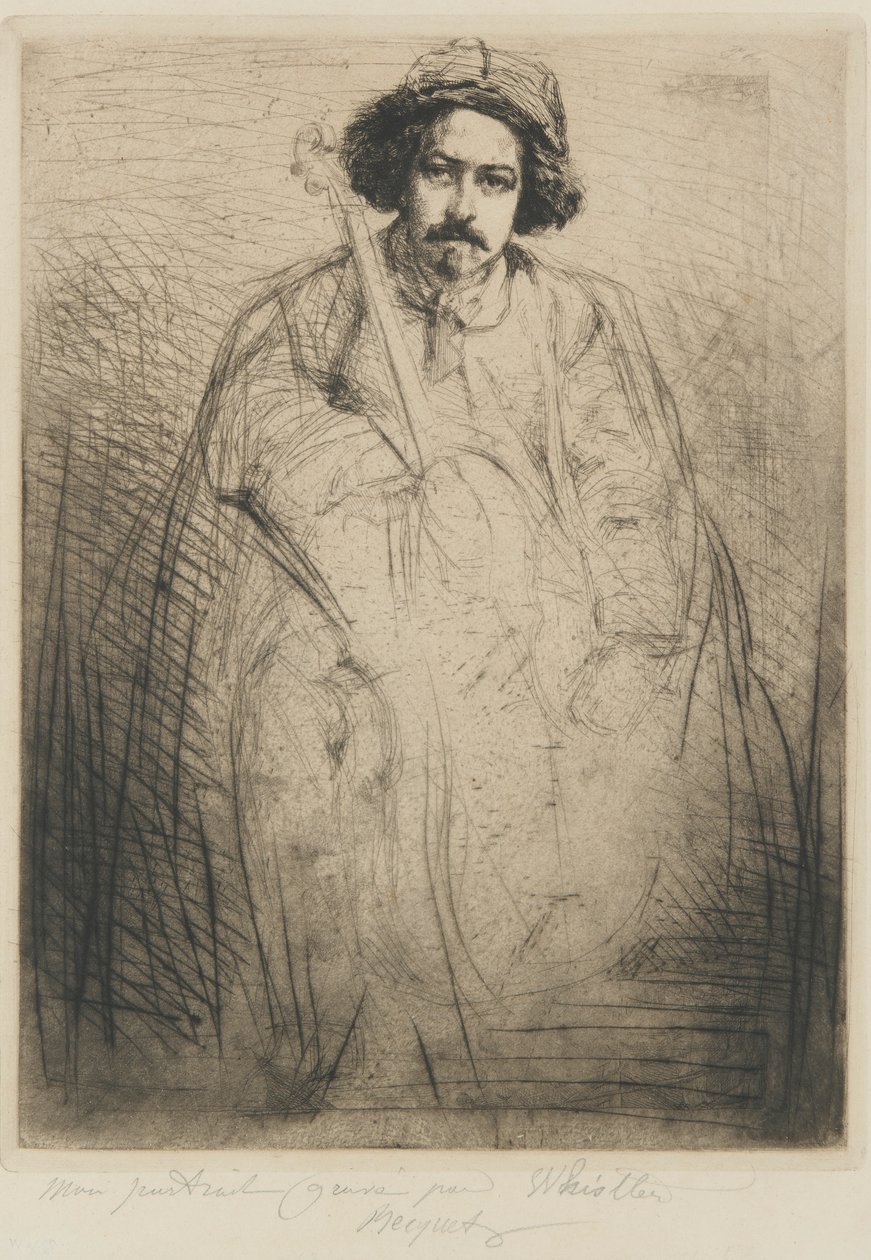 J. Becquet, szobrász alkotó: James Abbott McNeill Whistler