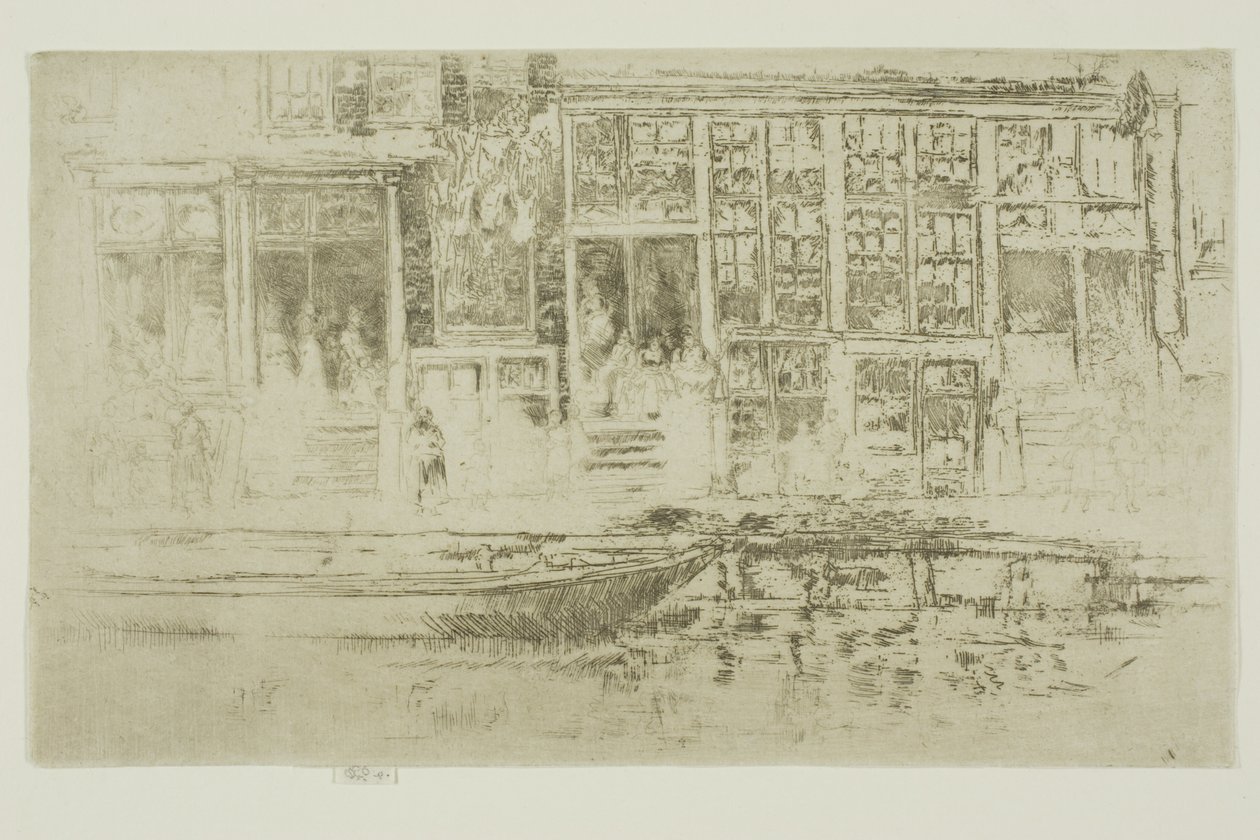 Zsidó negyed, Amszterdam alkotó: James McNeill Whistler