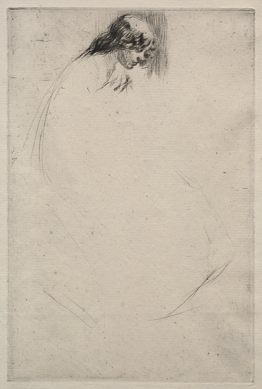 Jo hajlított feje alkotó: James McNeill Whistler