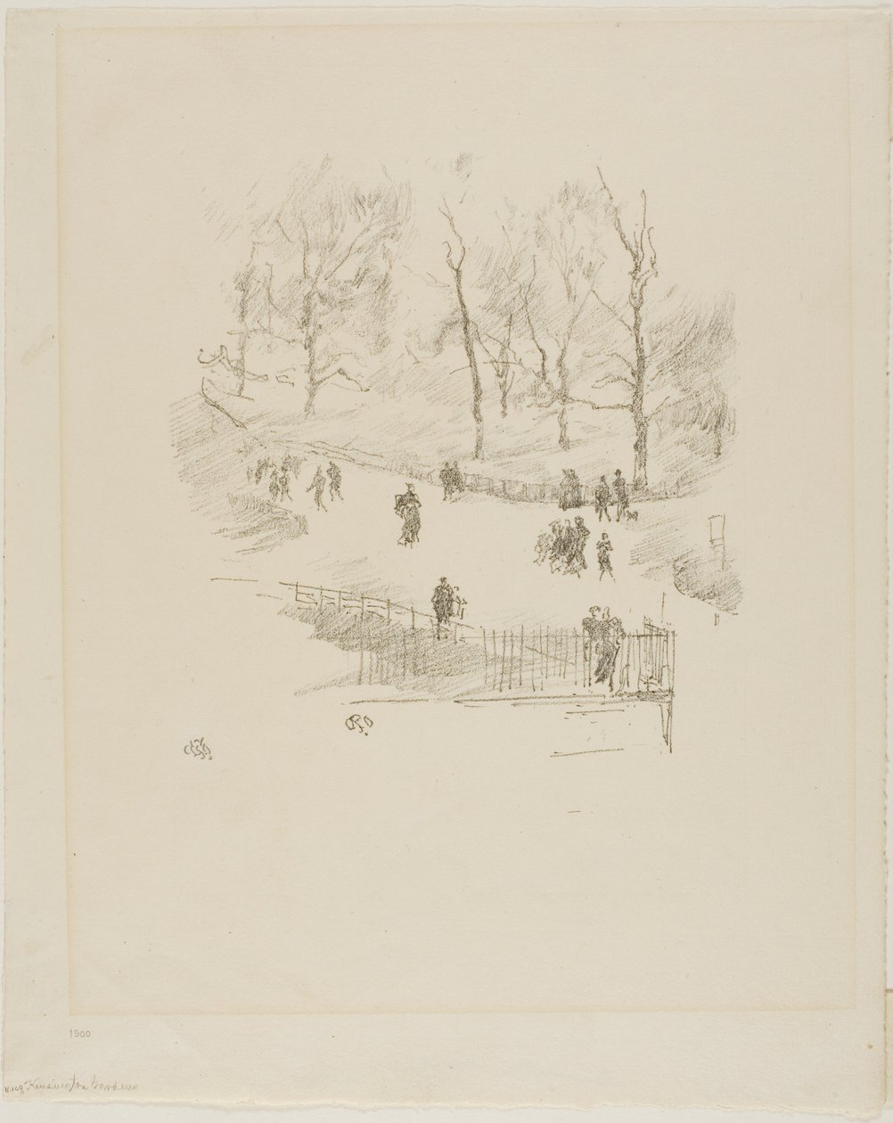 Kensington Gardens alkotó: James Abbott McNeill Whistler