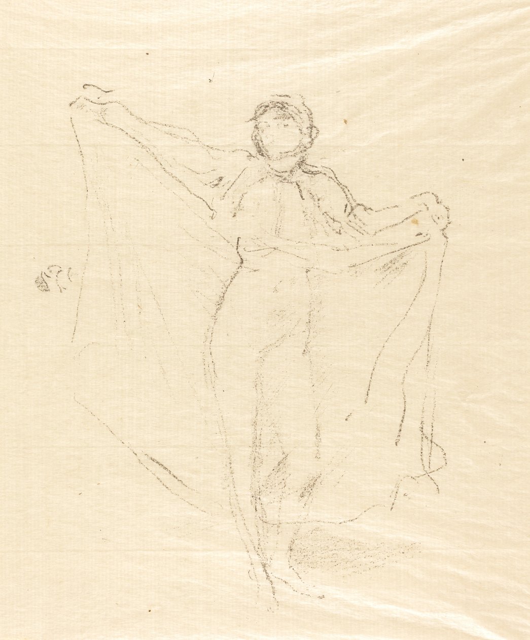 La Danseuse: Tanulmány az aktról alkotó: James Abbott McNeill Whistler