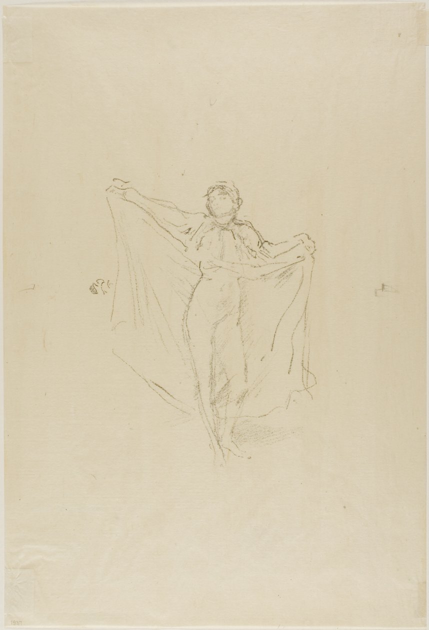 La Danseuse: Tanulmány az aktról alkotó: James Abbott McNeill Whistler