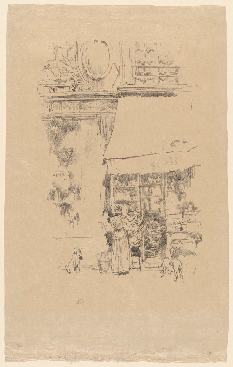 A rue de Grenelle gyümölcsei alkotó: James McNeill Whistler