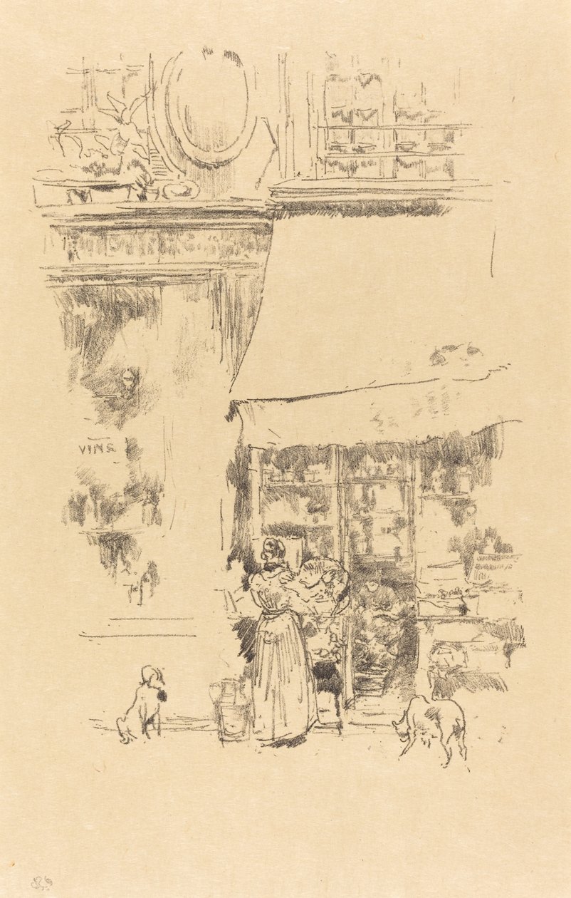 A rue de Grenelle Fruitière-je alkotó: James Abbott McNeill Whistler