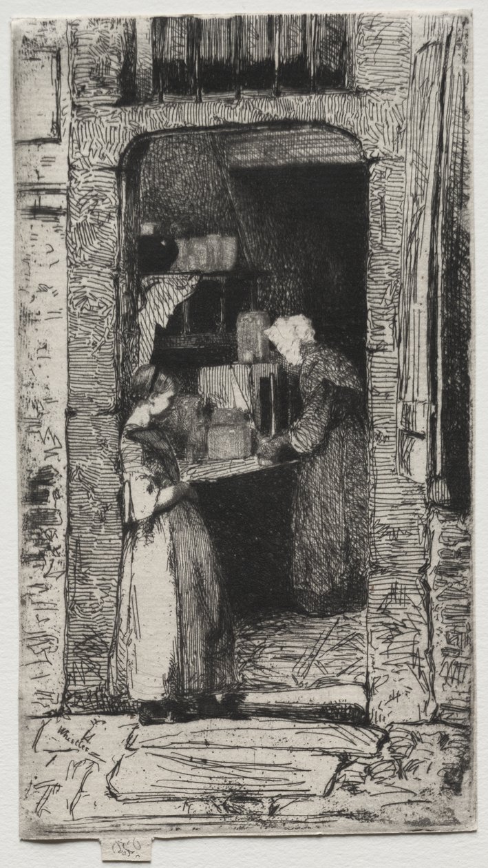 A mustárárusnő alkotó: James McNeill Whistler