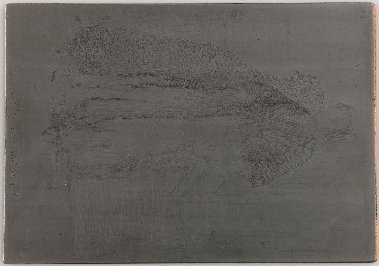 La Mere Gerard. A <em>tizenkét rézkarc a természetből</em> egyike alkotó: James Abbott McNeill Whistler